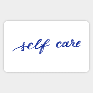 Self care - blue Magnet